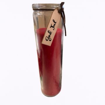 Rote Glaskerze Das Alte Geschäft