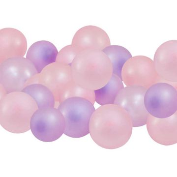 Mini Ballons in Pinktönen 40x - 12 cm