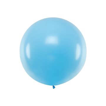 Großer pastellblauer Ballon - 1 Meter