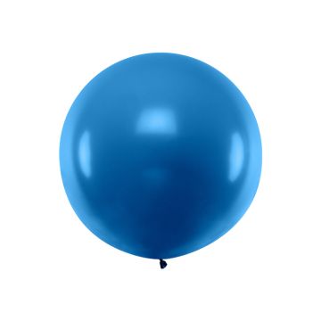 Großer blauer Luftballon - 1 Meter