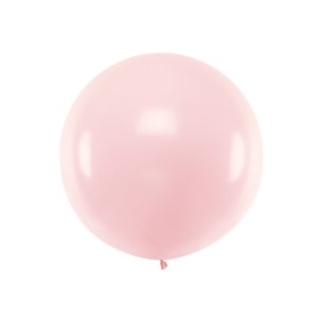Großer Ballon Pastellrosa - 1 Meter