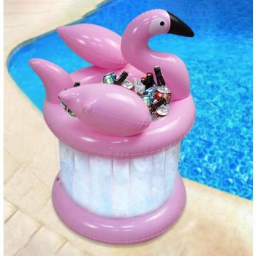 Aufblasbarer Flamingo Kühler