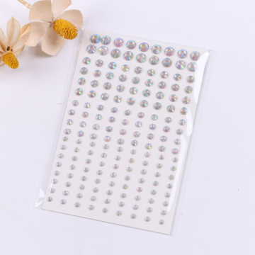 Gesichtssteine Rhinestone Silber - 162 Stück