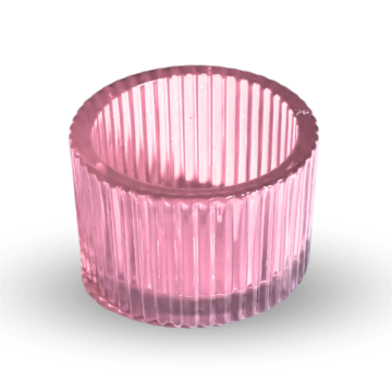 Teelichthalter pink 5 cm
