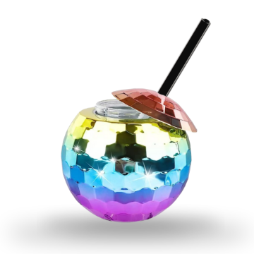 Diskokugel Cocktailglas Regenbogen - 500 ml