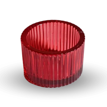 Teelichthalter rot 5 cm