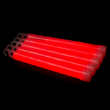 Jumbo Knicklichter rot 10x 1,2x25 cm
