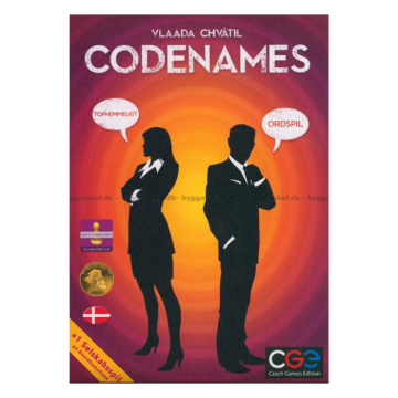 Codenames Spiel - dänisch