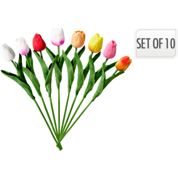 Künstliche Tulpen 10 stk - 32 cm 