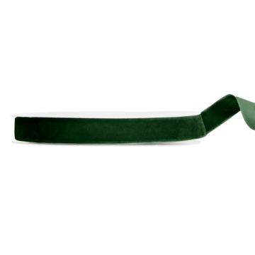 Dunkelgrünes Veloursband 15 mm / 10 m