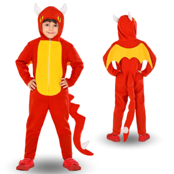 Rotes Drachenkostüm für Kinder