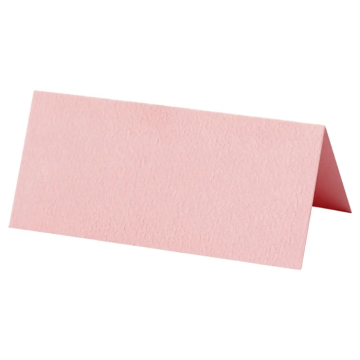 Rosa Tischkarten 20x - 9x4 cm
