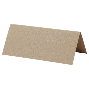 Natur Tischkarten 20x - 9x4 cm