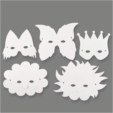 DIY Mal selbst Masken 5x - 15-20 cm