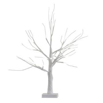 Weißer LED-Dekorationsbaum 40 cm