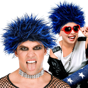 Lilla punk paryk