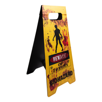 Boden-Schild Halloween Vorsicht vor Zombies - 60 cm
