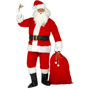 Professionelles Weihnachtsmannkostüm - 8 Teile