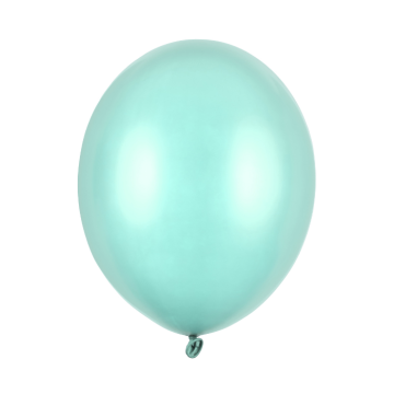 Metallic Mint Luftballons 10x - 30 cm