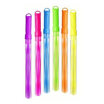 Sæbeboble rør multifarve 6x - 115 ml