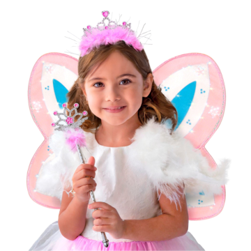 Zauberstab-Set mit Tiara für Kinder