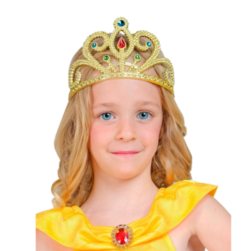 Goldene Tiara für Kinder