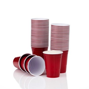 Bier Pong Becher - Red Cups 50x 