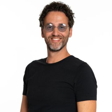 Runde Lennon-Sonnenbrillen blau