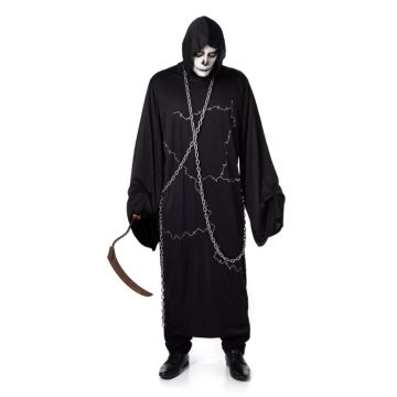 Manden med leen inkl kæder kostume til mænd