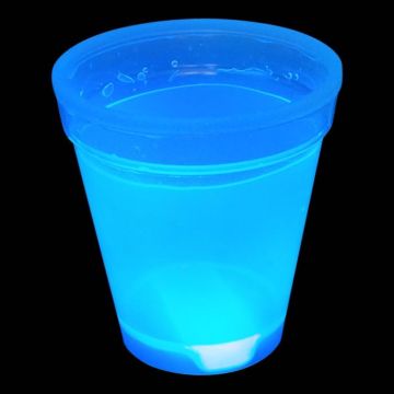 Selbstleuchtender Becher Blau - 350 ml