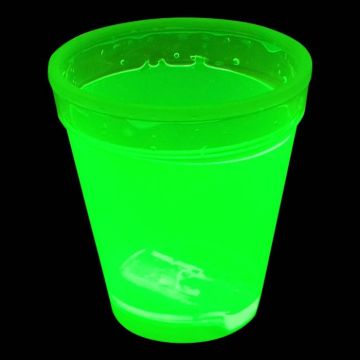 Selbstleuchtender Becher Grün - 350 ml