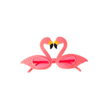 Lustige Sommer-Sonnenbrillen-Flamingo