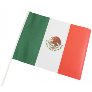 Mexikanische Papierflagge 10x - 14x21 cm