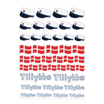 Studentenaufkleber Blau