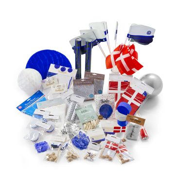 Blaues Studenten Dekopaket Deluxe