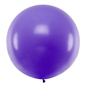 Großer Pastell Lila Ballon - 1 Meter