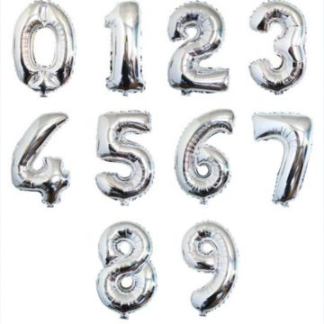 Tal Ballons Silber - 86 cm