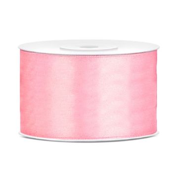 Rosa Satinband - 38 mm x 25 m