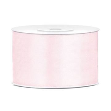 Pastell rosa Satinband - 38 mm x 25 m