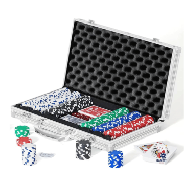 Pokerset Deluxe, 500 Chips Ton-Komposit, 11,5 g Aluminium Koffer