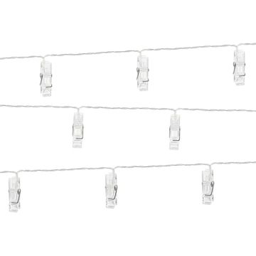 Fotoclips mit LED-Lichterkette 1,4 m