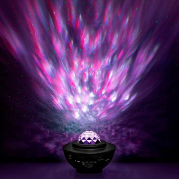 LED lampe galaxy stjernehimmel 16,5x11,5 cm 