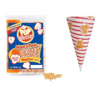 Popcorn-Party-Paket 50x Portionen alles inklusive
