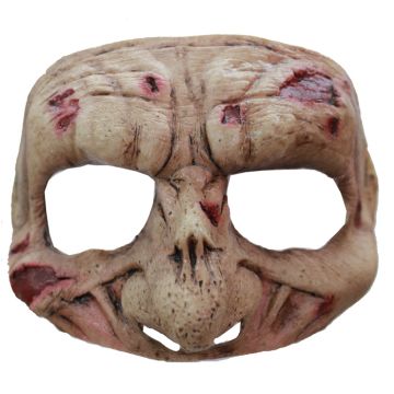 Gruselige Halb-Zombie-Maske