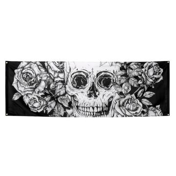 Totenkopf Banner - 74 x 220 cm