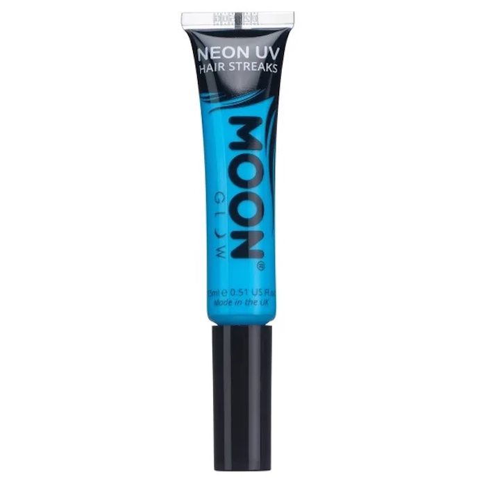 Neon UV Haarfarbe intensiv blau, Moon Creations - 15 ml 
