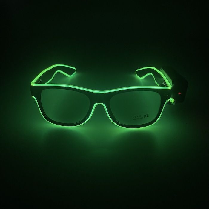 LED-Partybrille - Grün