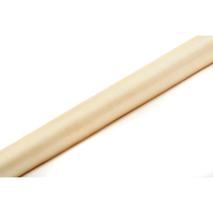 Organza-Tischläufer Creme - 9 Meter
