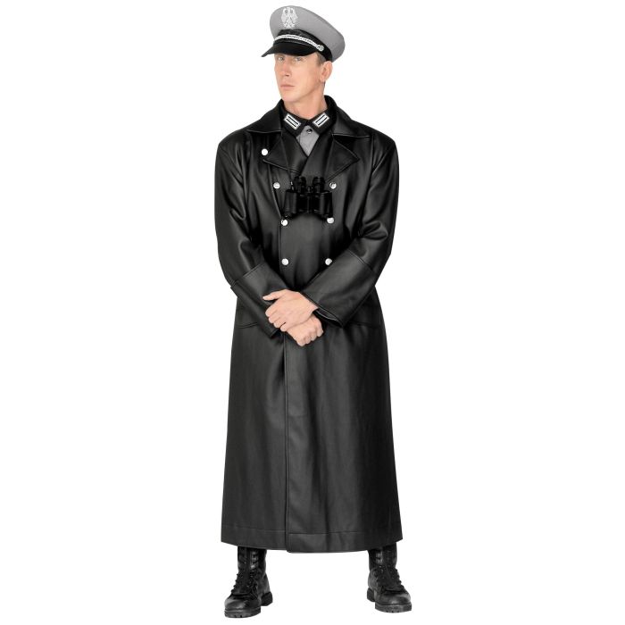 Offiziersmantel im Lederlook