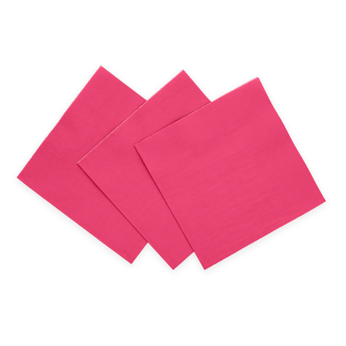 Heißpink Servietten 20x - 33x33cm